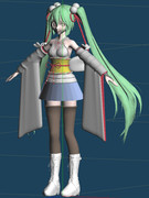 Tda式改変モデル Costume WIP