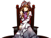 座っている八雲紫２