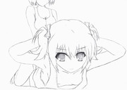 塗り絵用 入巣蒔菜