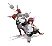 verアップしました。（艤装ボーン追従出来るようになりました）