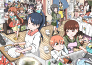 艦これ集合絵「みんなでお鍋」