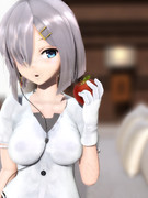 浜風はりんごを３つ持ってる