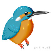 かわせみ ニコニコ静画 イラスト