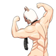 バックダブルバイセップス ニコニコ静画 イラスト