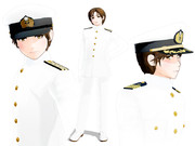 「陸！海！空！」大日本帝国海軍第二種軍装（モーフで海自第１種）モデル配布します