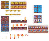 エグゼ7(仮)素材の砂・水・火口・マグネットパネル