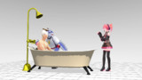 【MMD】 古い人を洗濯
