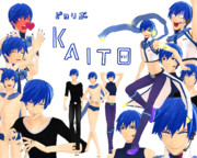 【MMD-OMF5】ピコリ式KAITO【MMDモデル配布】