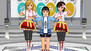 【MMD-OMF5】流川ガールズの奈々子ちゃんと縁さんとゆいちゃん