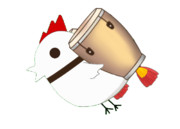 ジェットパック装備ニワトリくん