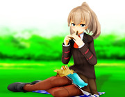 私、コンビニとやらのサンドイッチを…【MMD艦これ】