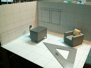 提督室 製作開始【インテリア模型】