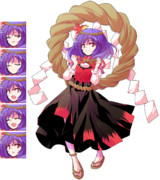 神奈子様ポーズ差分立ち絵 表情差分