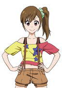 真美をニセコイ風に描いてみた