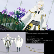 【MMD刀剣乱舞】鶴丸国永モデル（更新）