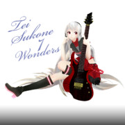 【MMDレコード・CDジャケットアート選手権】7 WONDERS【健音テイ】