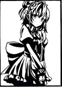 【由比ヶ浜結衣】切り絵