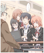 奉仕部と生徒会長と厨二。