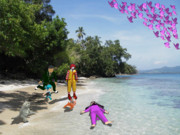 犬と猫とコウモリとピエロが彼を迎えた