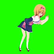 お尻を突き出すALC GB