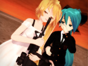 ネルとえっちゃん涙のお別れをする【第四回ガンアクションinMMD】