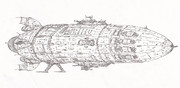 特大型汎用航宙船ヒンデンブルク「自作艦」