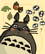 まっくろくろすけ ニコニコ静画 イラスト
