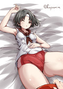 走り込みで疲れて眠りこける長良に…