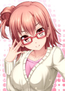 10話のメガネ由比ヶ浜