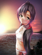 菊地真とどっかで見たパーカー