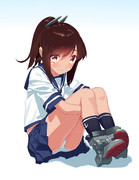 吹雪コスになったしおいちゃん