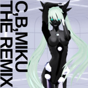 【MMDジャケットアート】Carbon Black MIKU THE REMIX