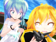 ちびミクネルの空中戦