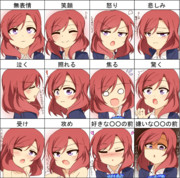 まきちゃん表情練習