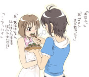 雪歩vs親友の厚意。