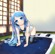 五月雨ちゃんと煎餅布団改二