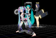【MMDモデル配布】ディスク【モニターの向こう側行きたいよね】