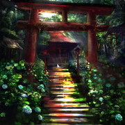 神社 風景 ニコニコ静画 イラスト
