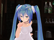 ミクさんで、「こっち向いてBaby」