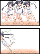 反復横跳び ニコニコ静画 イラスト