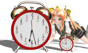 目覚まし時計 ニコニコ静画 イラスト