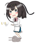 間宮でバイトをする秋月さん