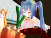 ミクさんの花選び