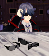 遮光眼鏡型情報端末