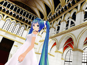 ミクさんと舞踏会風ステージ