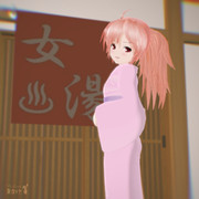 ウチのテトさんで『浴衣の日 + ポニテの日 ＝ コレ！』を再現