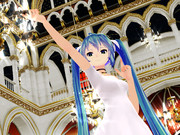 ミクさんと打ち合わせ中です。