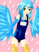 旧スク…羽根…