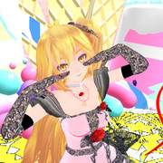 【MMD】亞北ネル「ニコツアーコンサート」「ビバハピ」GUMIちゃんの応援付ｖ