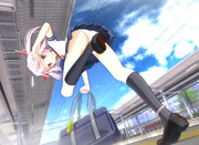 [MMD]市ちゃんが腹チラパンチラ・・だと？！[ゆきはね式モデル]